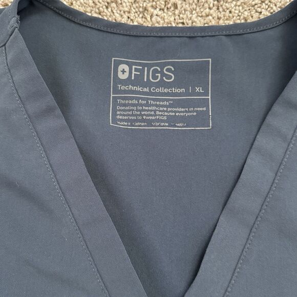 FIGS Casma Scrub Top FW1100 Dark Harbor PO 3019 Women’s Size XL - Picture 3 of 7